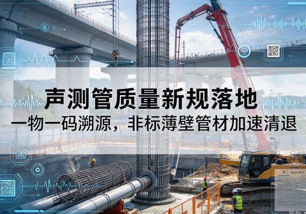 七台河声测管质量新规落地，一物一码溯源，非标薄壁管材加速清退